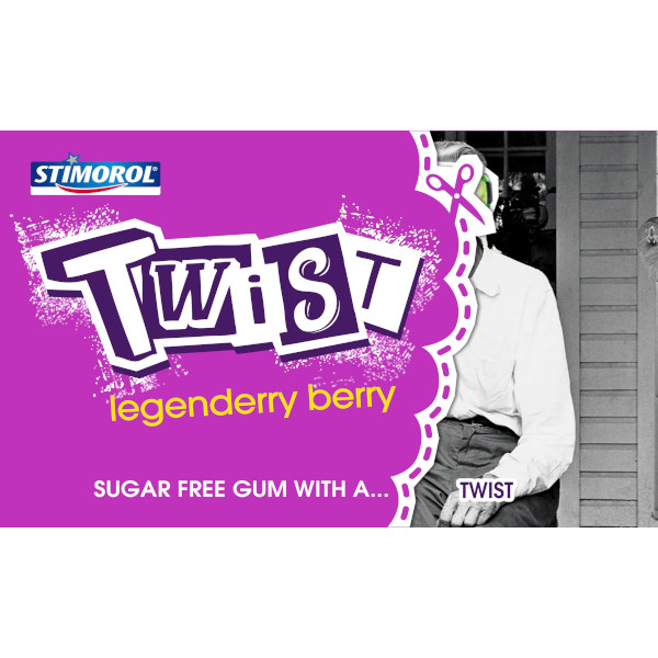 Stimorol Tuggummi Twist Legenderry Berry