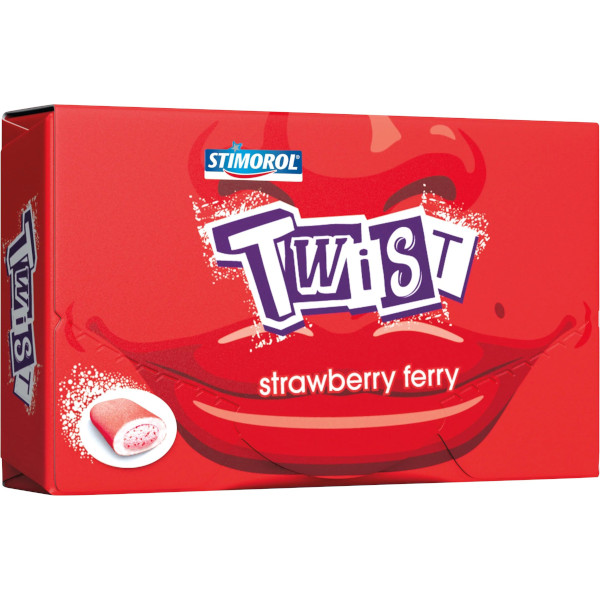 Stimorol Tuggummi Twist Strawberry Ferry
