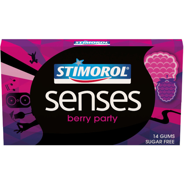 Stimorol Tuggummi Senses Berry Party