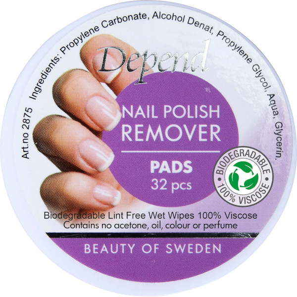 Depend Nail Polish Remover Pads