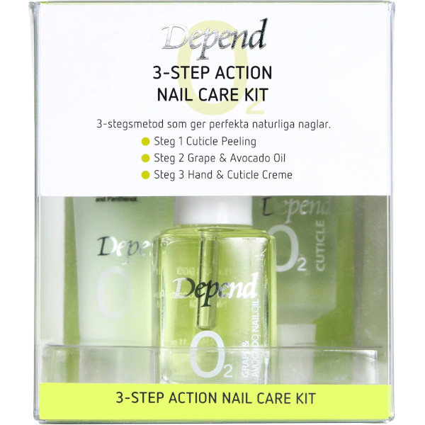 Depend Nail Care Kit 3-Step Action