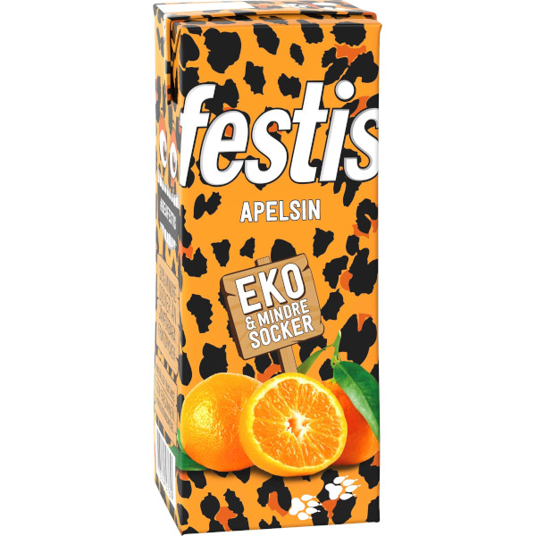 Festis Stilldrink Apelsin Eko