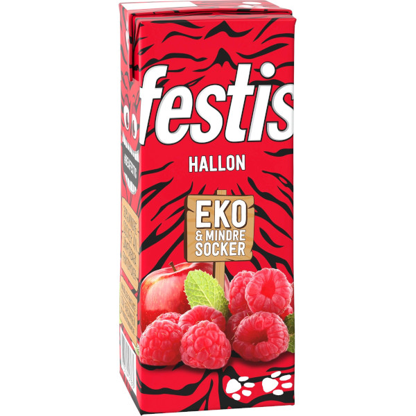 Festis Stilldrink Hallon Eko