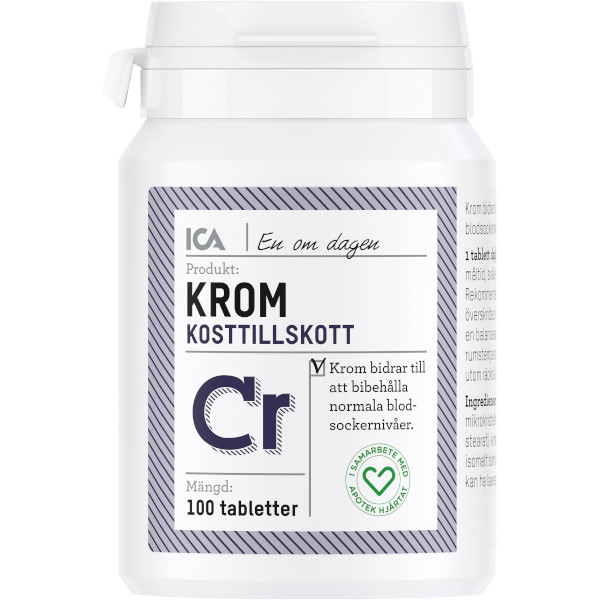 ICA Apotek Hjärtat Kosttillskott Krom
