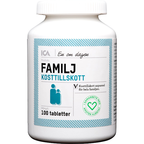 ICA Apotek Hjärtat Kosttillskott Familj