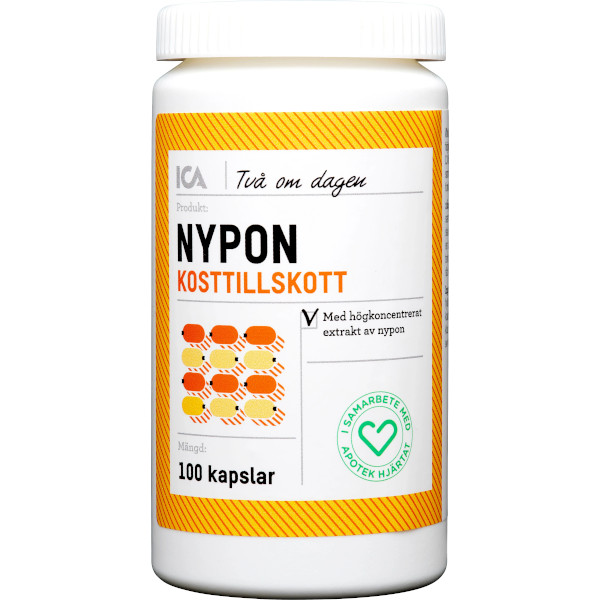 ICA Apotek Hjärtat Kosttillskott Nypon