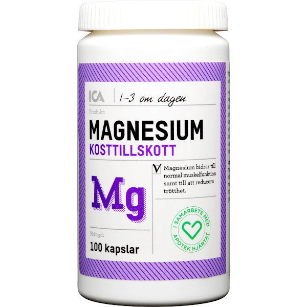 ICA Apotek Hjärtat Kosttillskott Magnesium