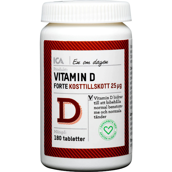 ICA Apotek Hjärtat Vitamin D Forte