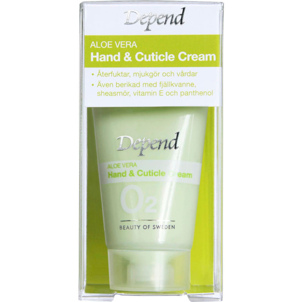Depend Hand & Cuticle Cream O2 Aloe Vera
