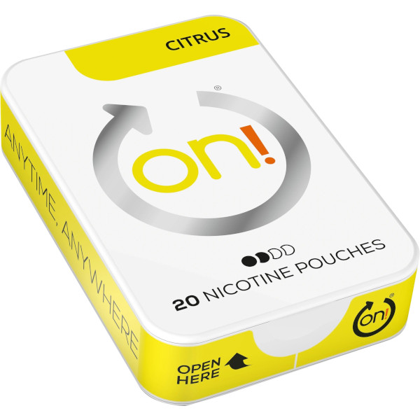 on! Nikotinpåsar Citrus 3mg
