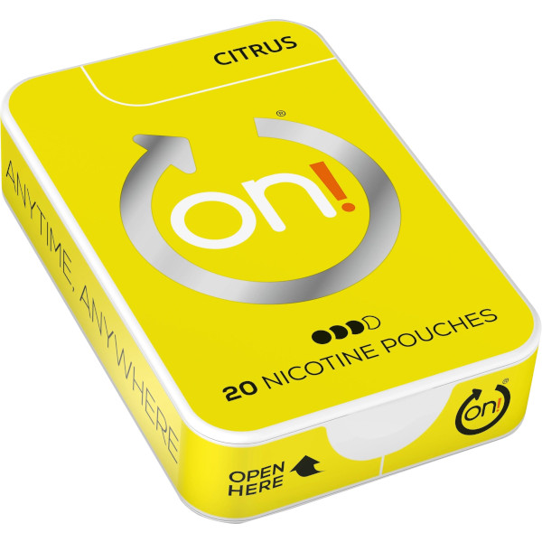 on! Nikotinpåsar Citrus 6mg