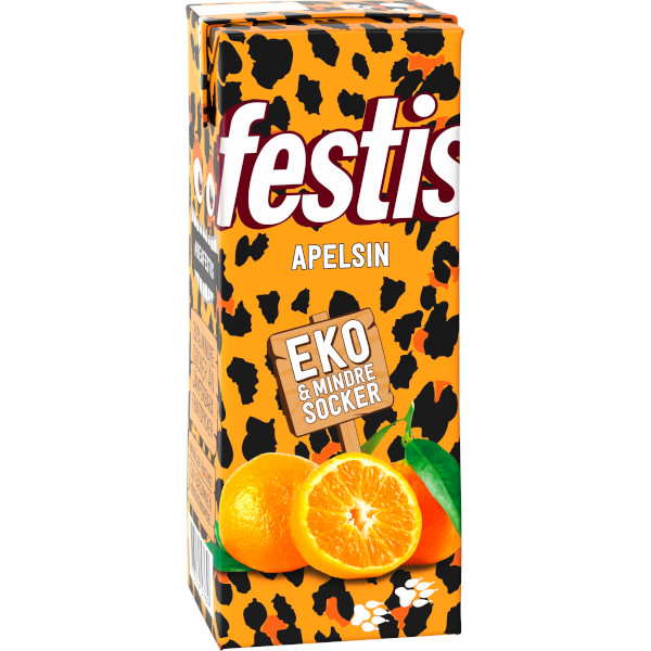 Festis Stilldrink Apelsin Eko