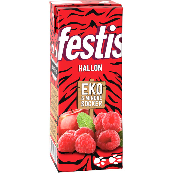 Festis Stilldrink Hallon Eko