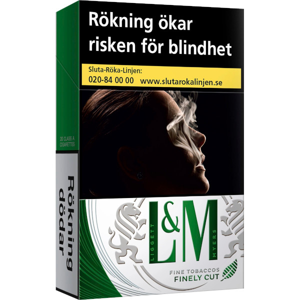 L&M Cigaretter Finely Cut Green