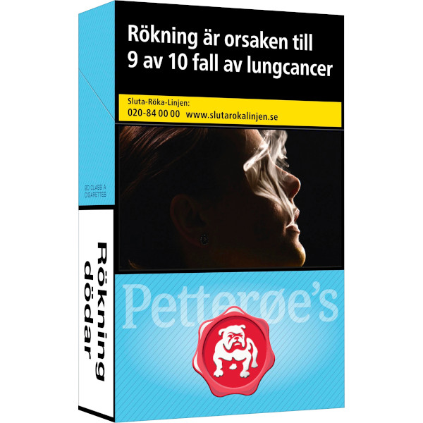Petterøe's Cigaretter Lys Blå