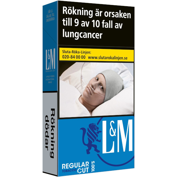 L&M Cigaretter Regular Cut Blue 100s