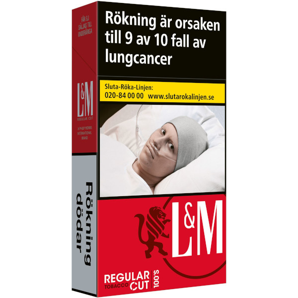 L&M Cigaretter Regular Cut Red 100s