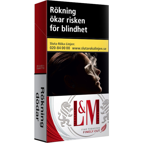 L&M Cigaretter Finely Cut Red 100s
