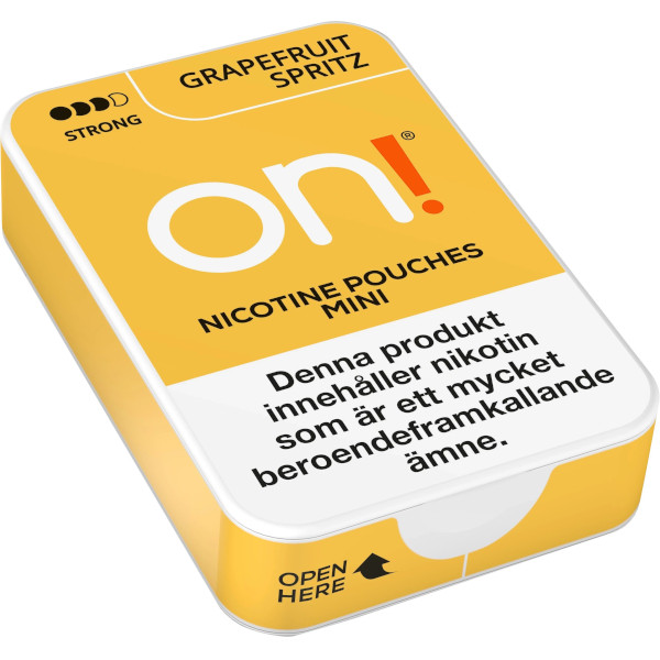 on! Nikotinpåsar Grapefruit Spritz 6mg