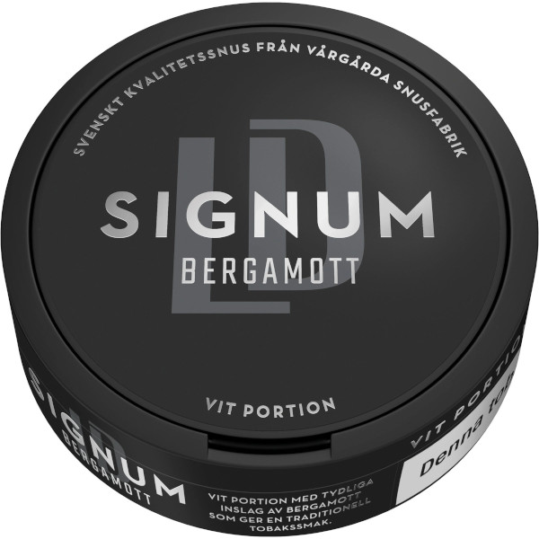 LD Portionssnus Vit Signum Bergamott