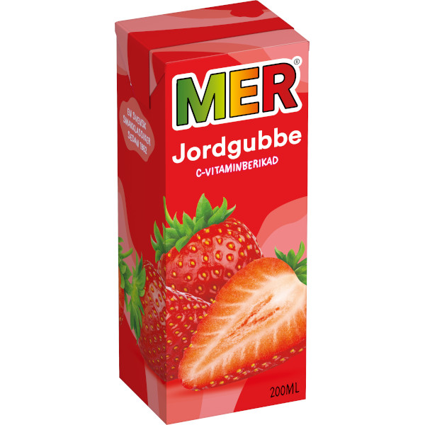 MER Stilldrink Jordgubbe