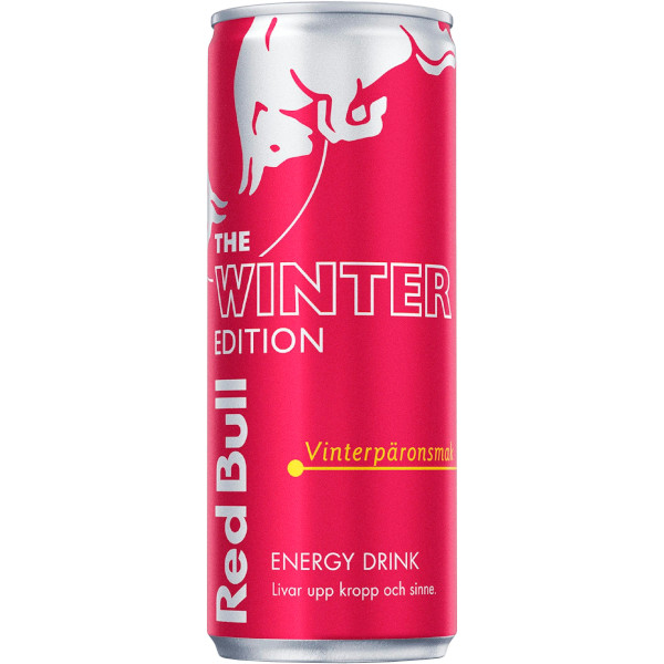 Red Bull Energidryck Winter Edition Vinterpäron