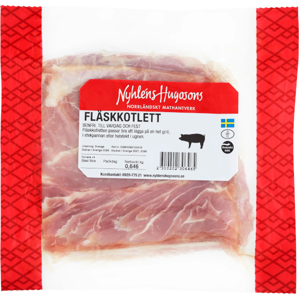 Nyhléns Hugosons Fläskkotlett Bit