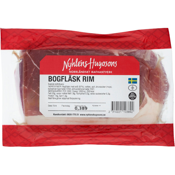 Nyhléns Hugosons Bogfläsk Rimmat