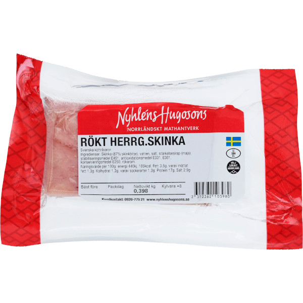Nyhléns Hugosons Herrgårdsskinka Rökt Bit