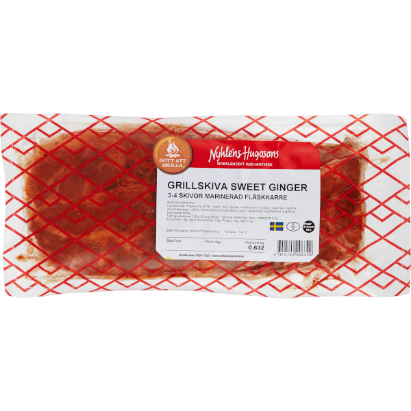 Nyhléns Hugosons Grillskivor Sweet Ginger