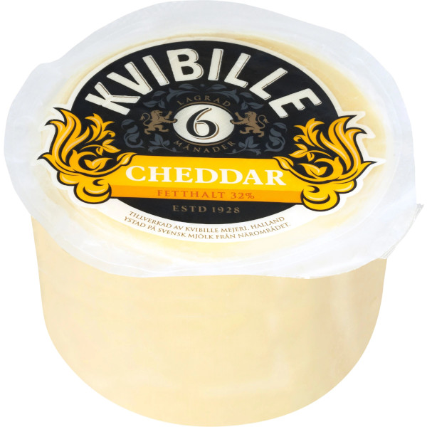 Kvibille Cheddar 32% 6 Månader