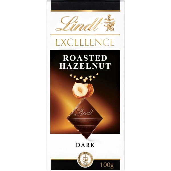 Lindt Chokladkaka Excellence Dark Roasted Hazelnut