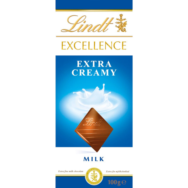 Lindt Chokladkaka Excellence Milk Extra Creamy