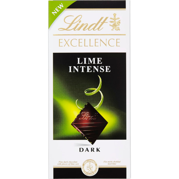 Lindt Chokladkaka Excellence Dark Lime Intense