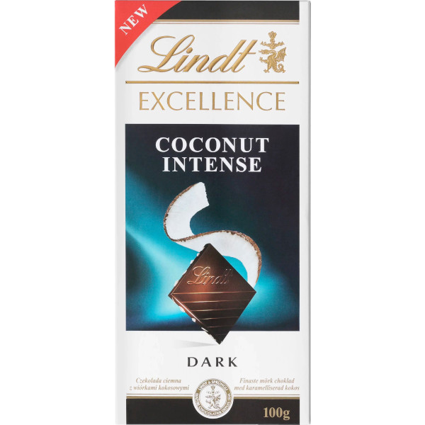Lindt Chokladkaka Excellence Dark Coconut Intense