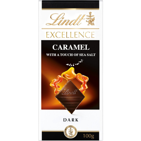 Lindt Chokladkaka Excellence Dark Caramel