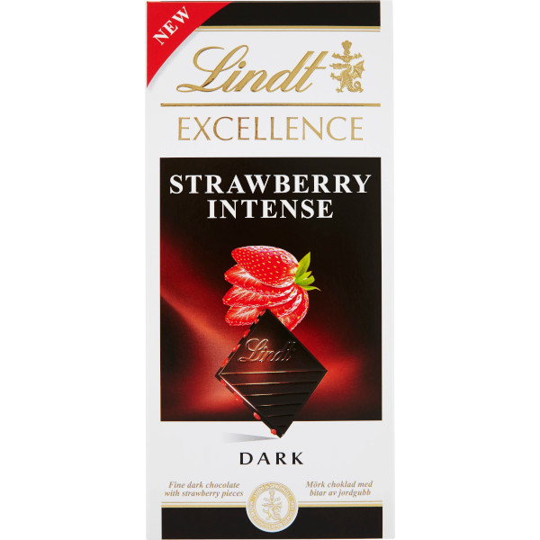 Lindt Chokladkaka Excellence Dark Strawberry Intense