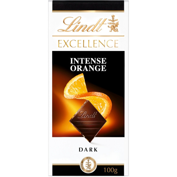 Lindt Chokladkaka Excellence Dark Intense Orange