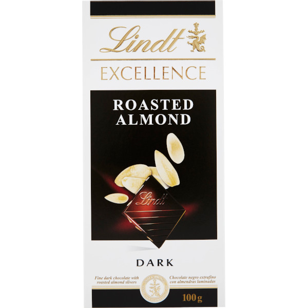 Lindt Chokladkaka Excellence Dark Roasted Almond