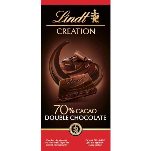 Lindt Chokladkaka Creation 70% Double Chocolate
