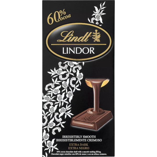 Lindt Chokladkaka Lindor Extra Dark 60%