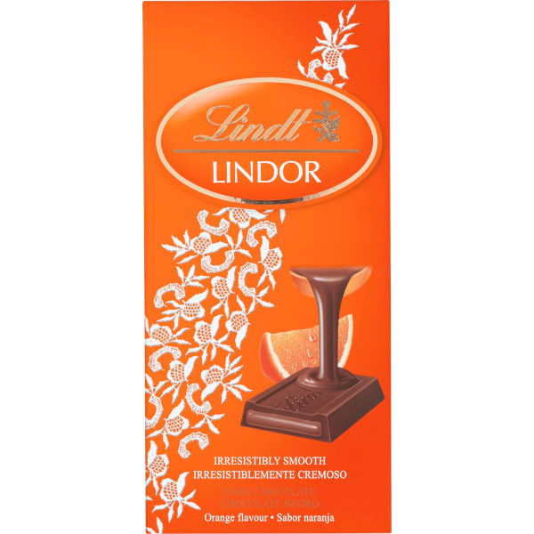 Lindt Chokladkaka Lindor Orange