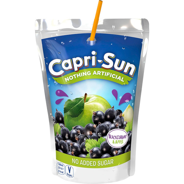 Capri-Sun (Capri-Sonne) Fruktdryck Blackcurrant & Apple