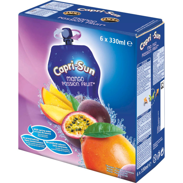 Capri-Sun (Capri-Sonne) Fruktdryck Mango & Passion Fruit