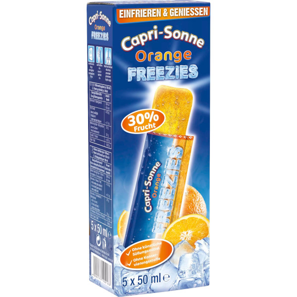 Capri-Sun (Capri-Sonne) Isglass Freezies Orange