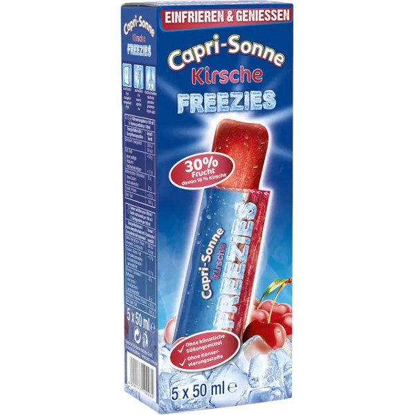 Capri-Sun (Capri-Sonne) Isglass Freezies Cherry (Kirsche)