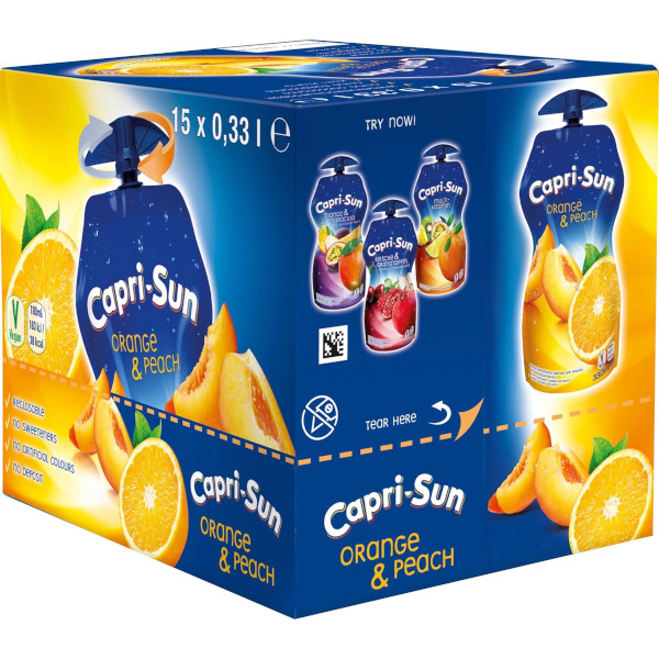 Capri-Sun (Capri-Sonne) Fruktdryck Orange & Peach