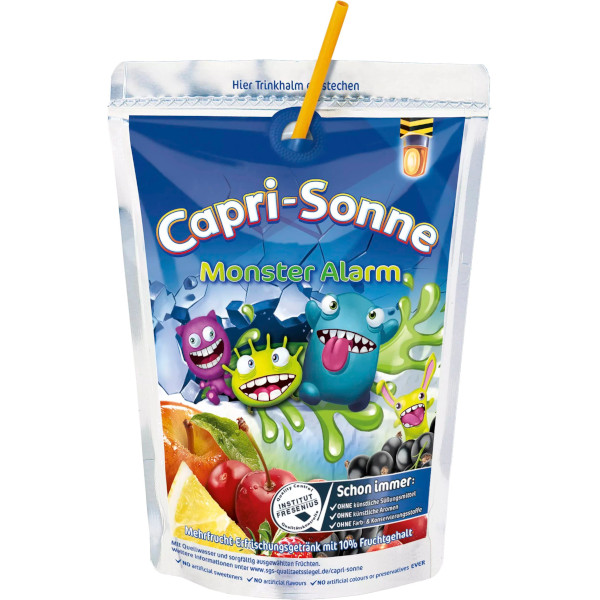Capri-Sun (Capri-Sonne) Fruktdryck Monster Alarm