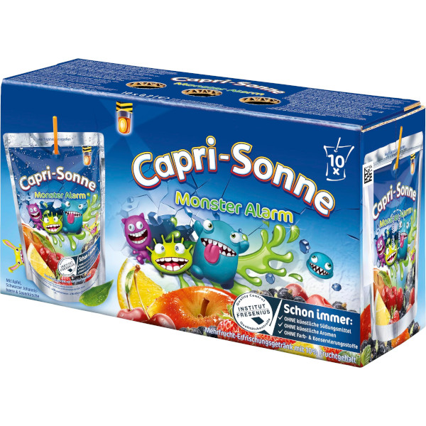 Capri-Sun (Capri-Sonne) Fruktdryck Monster Alarm