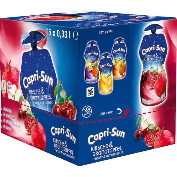 Capri-Sun (Capri-Sonne) Fruktdryck Cherry & Pomegranate
